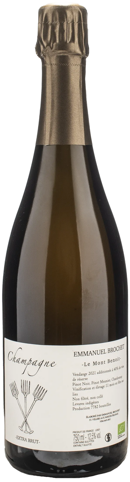 Emmanuel Brochet Champagne Le Mont Benoit Extra Brut
