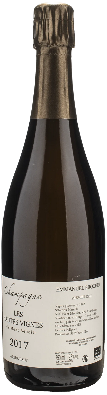 Emmanuel Brochet Champagne 1er Cru Extra Brut Les Hautes Vignes Le Mont Benoit 2017