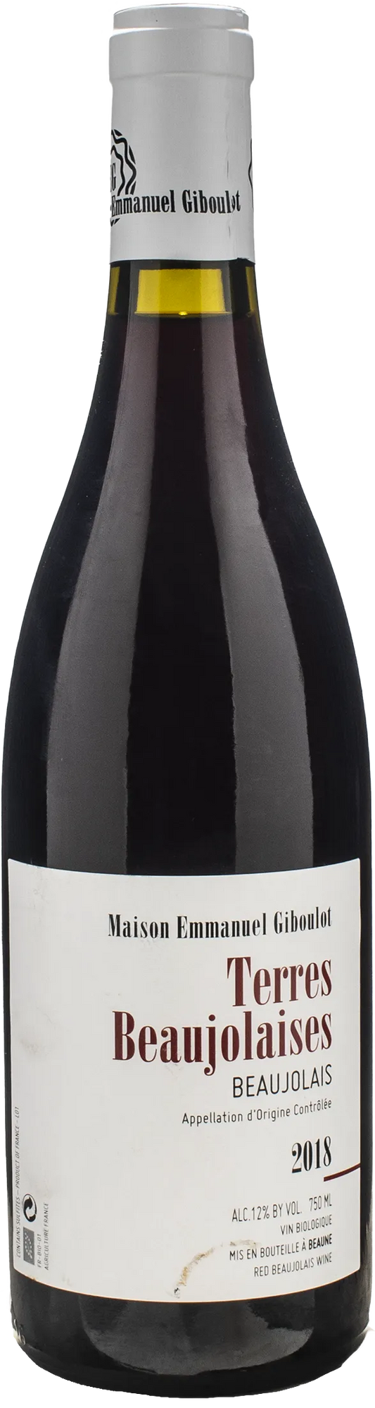 Emmanuel Giboulot Terres Beaujolaises 2018
