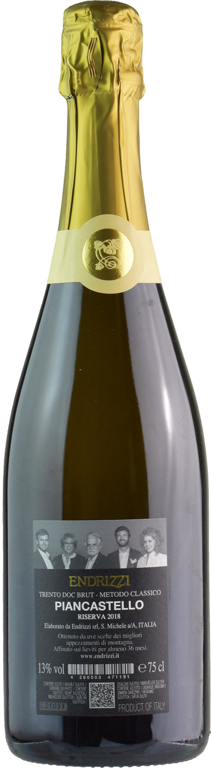 Endrizzi Piancastello Trento Brut Riserva Milllesimato 2018