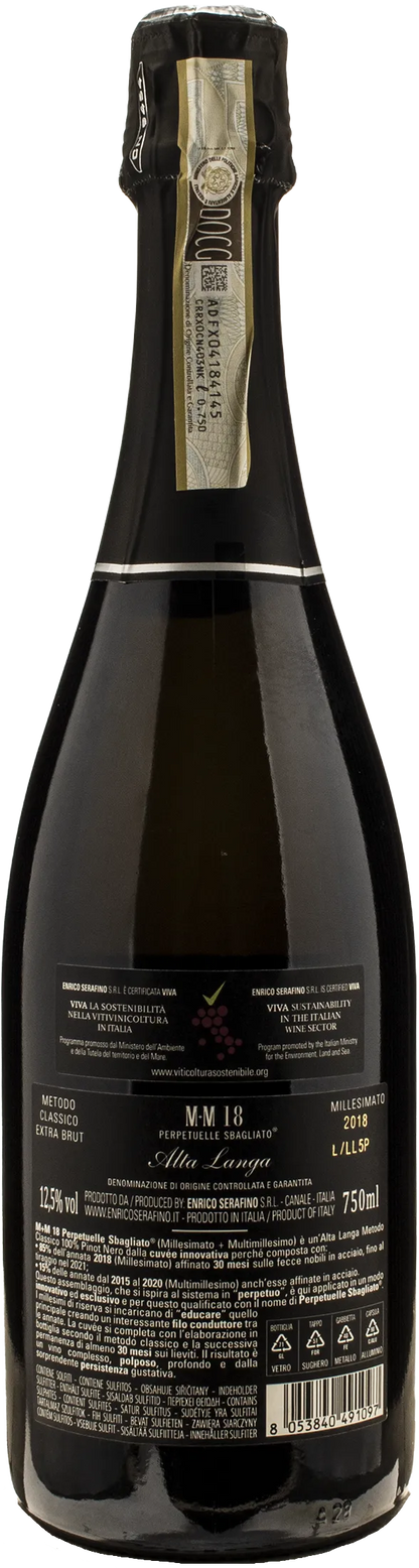 Enrico Serafino Alta Langa M+M Perpetuelle Sbagliato 2018