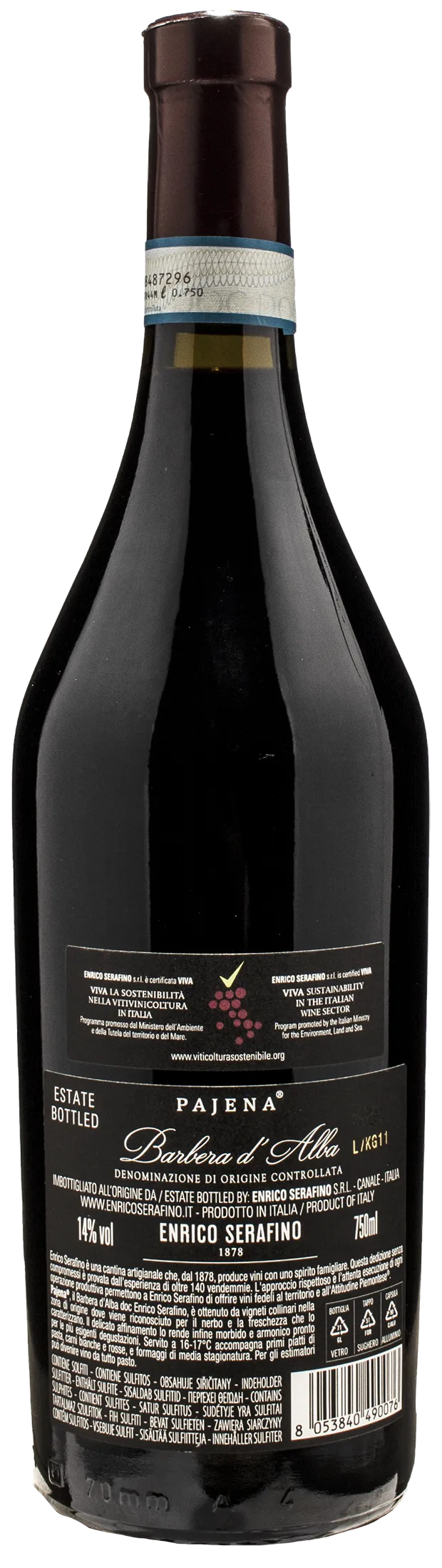 Enrico Serafino Barbera d'Alba Pajena 2021