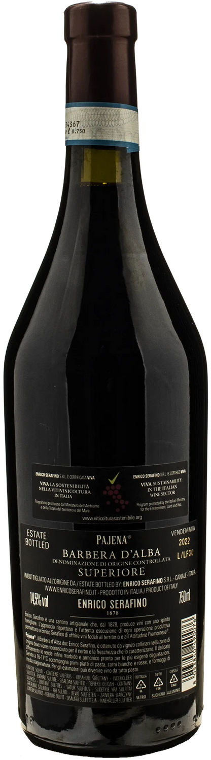 Enrico Serafino Barbera d'Alba Superiore Pajena 2022