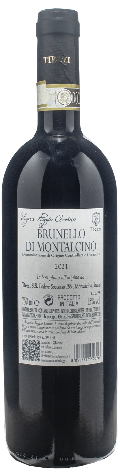 Enzo Tiezzi Brunello di Montalcino Poggio Cerrino 2021