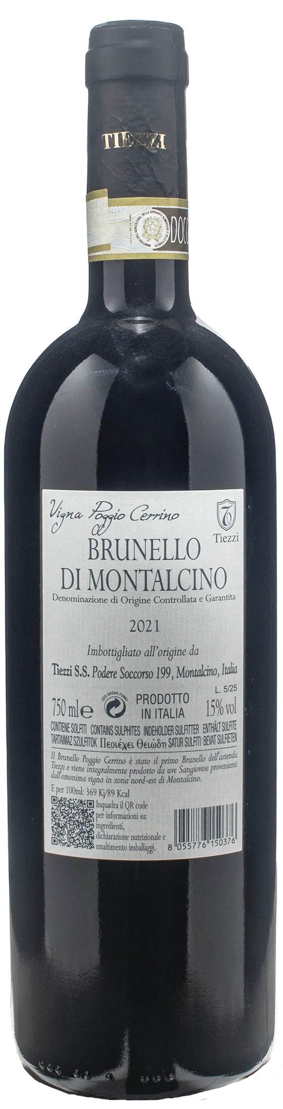 Enzo Tiezzi Brunello di Montalcino Poggio Cerrino 2021