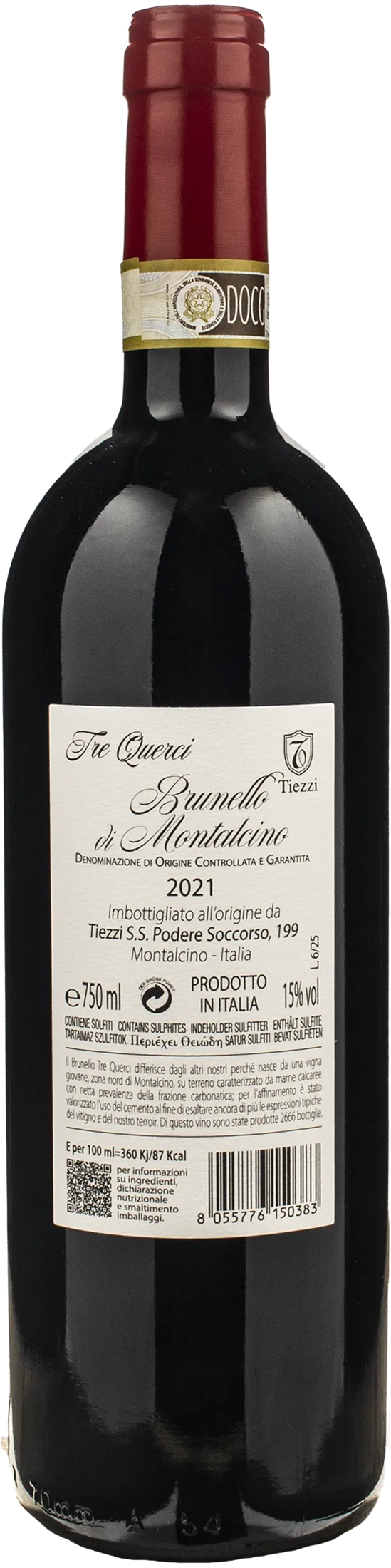 Enzo Tiezzi Brunello di Montalcino Tre Querci 2021