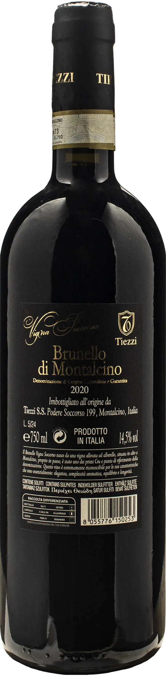 Enzo Tiezzi Brunello di Montalcino Vigna Soccorso 2020