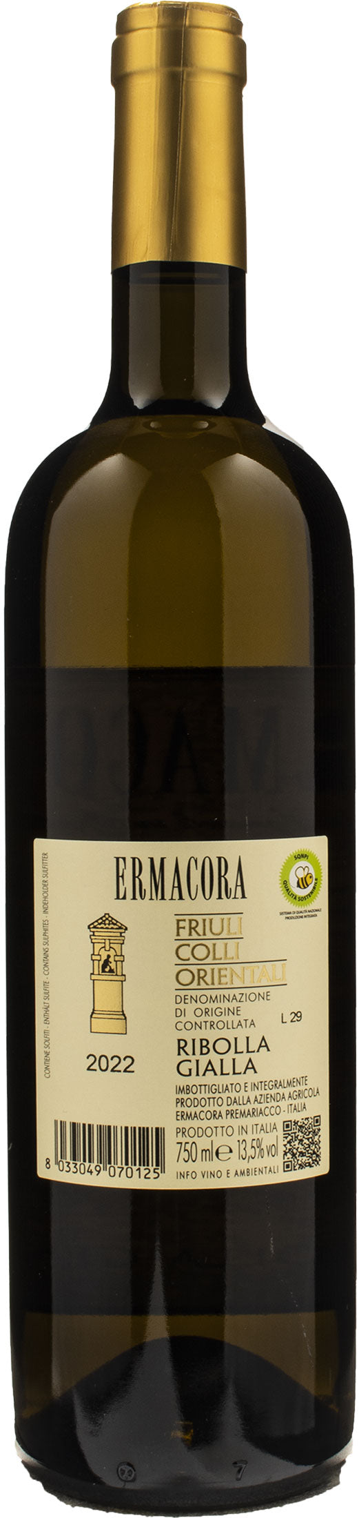 Ermacora Ribolla Gialla 2022