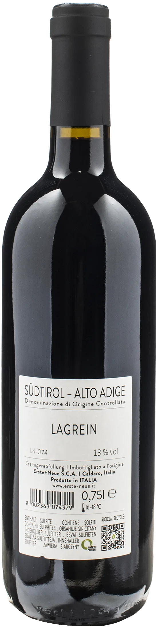 Erste Neue Alto Adige Lagrein 2023