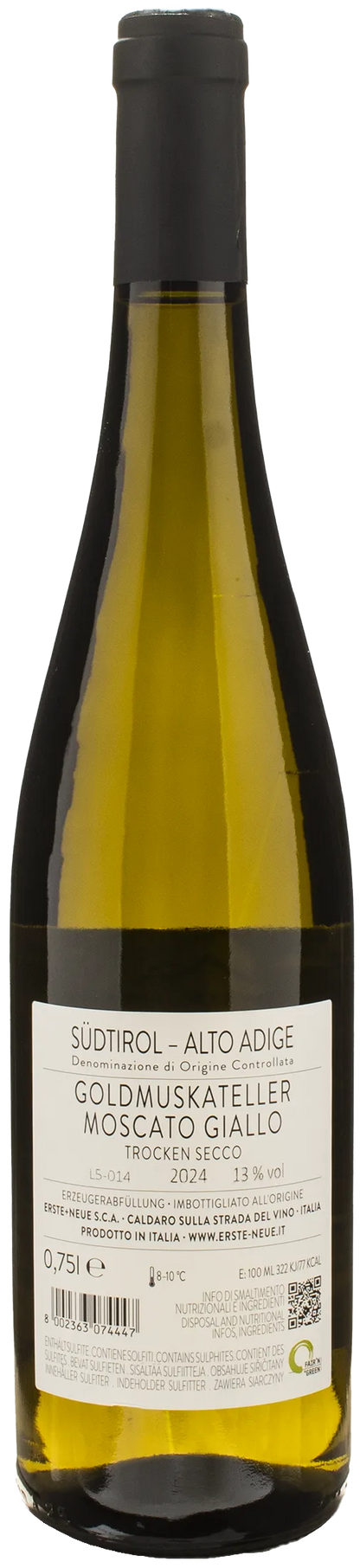 Erste Neue Moscato Giallo Secco 2024