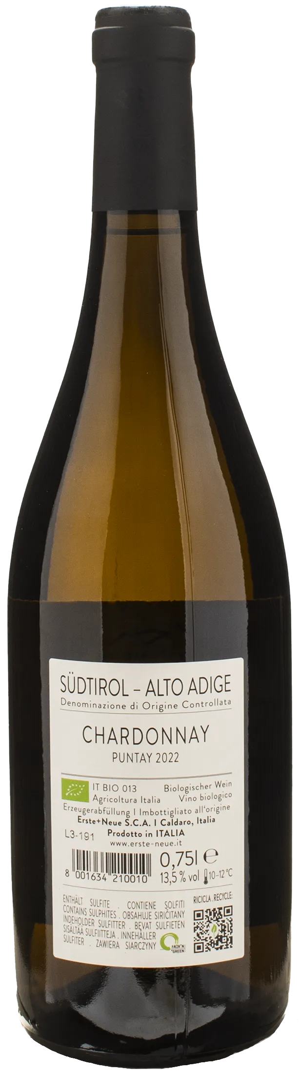 Erste Neue Puntay Chardonnay 2022