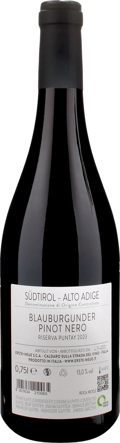 Erste Neue Puntay Pinot Nero Riserva 2023