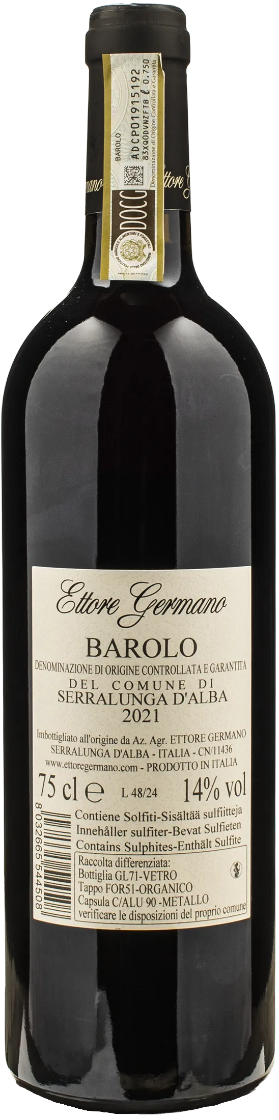 Ettore Germano Barolo del Comune di Serralunga d'Alba 2021