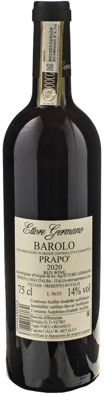 Ettore Germano Barolo Prapò 2020