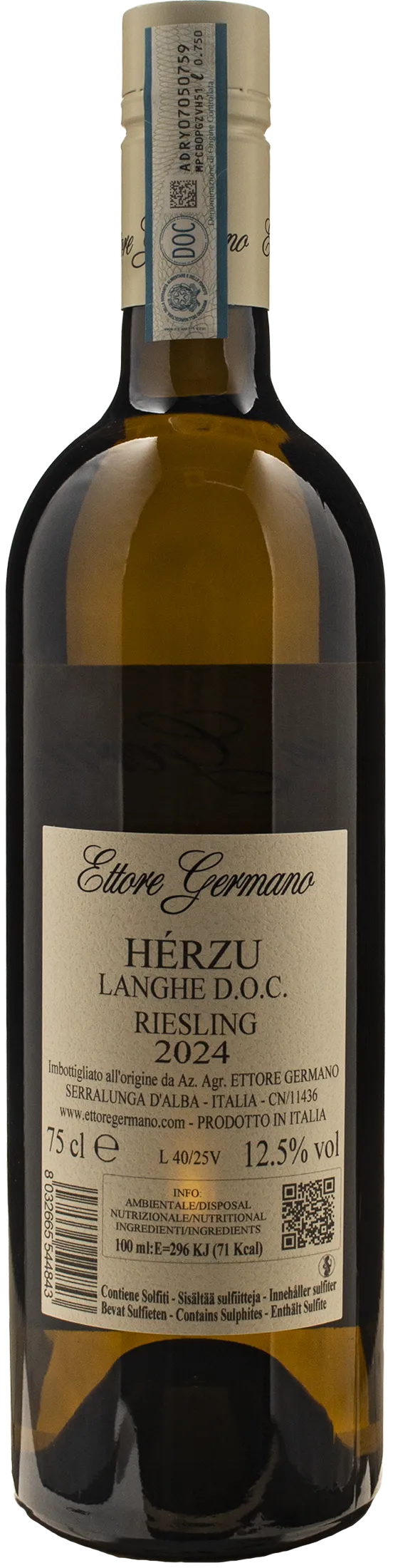 Ettore Germano Langhe Riesling Herzu 2024