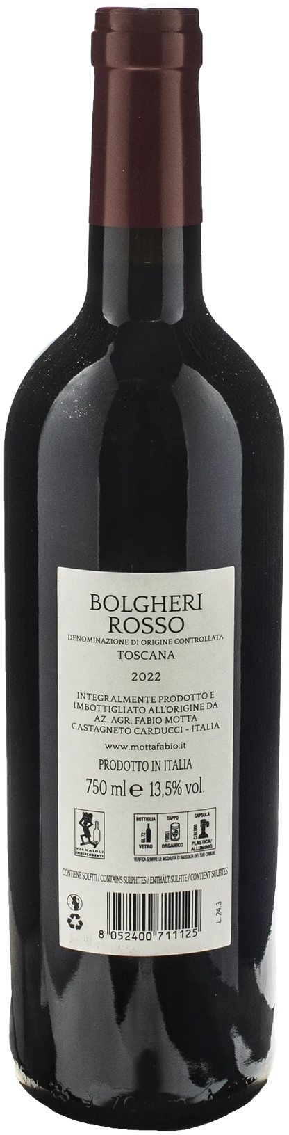 Fabio Motta Bolgheri Rosso Pievi 2022