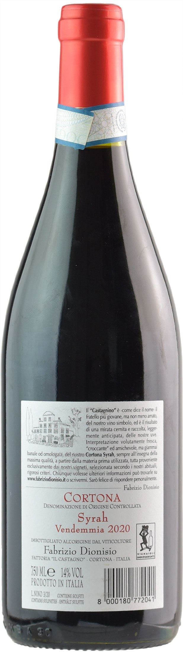 Fabrizio Dionisio Syrah Castagnino 2020