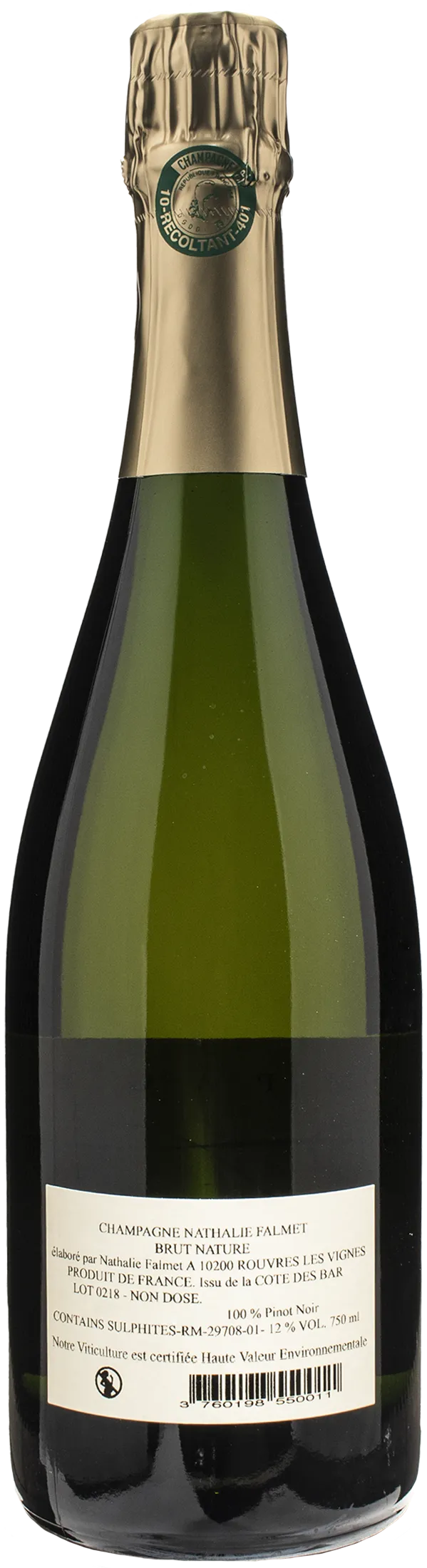 Falmet Nathalie Champagne Brut Nature