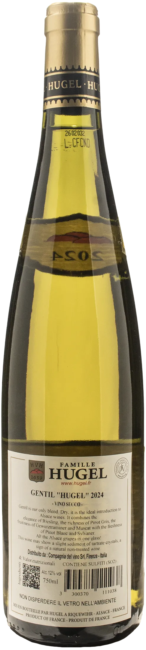 Famille Hugel Alsace Gentil 2024