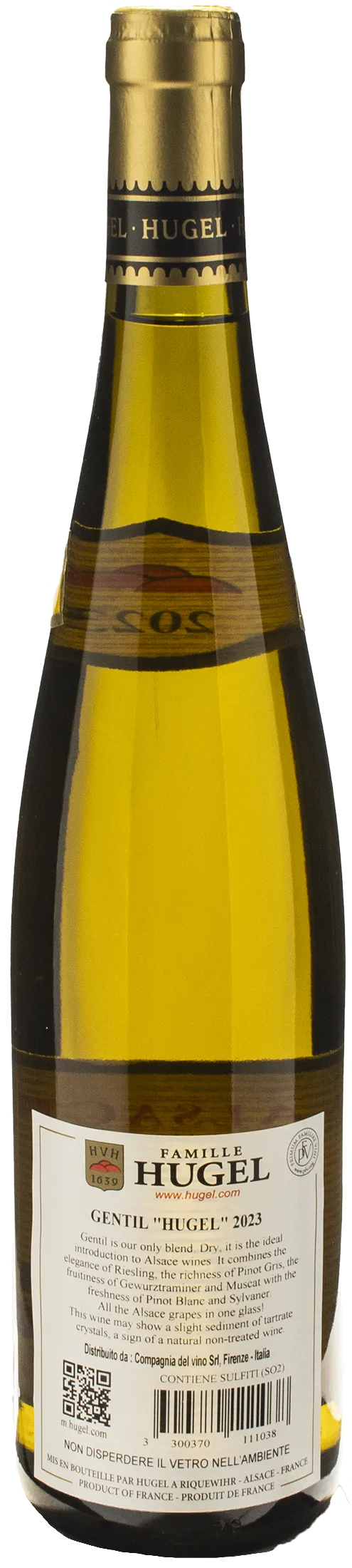 Famille Hugel Alsace Gentil Hugel 2023