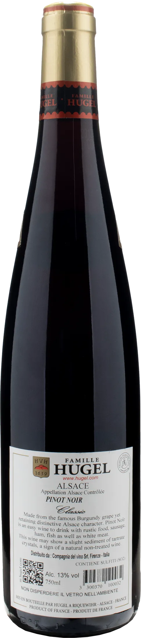 Famille Hugel Alsace Pinot Noir Classic 2022