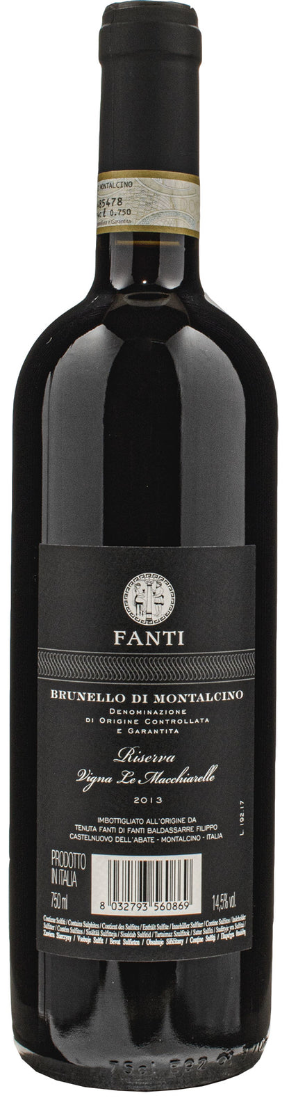 Fanti Brunello di Montalcino Riserva Vigna Le Macchiarelle 2013