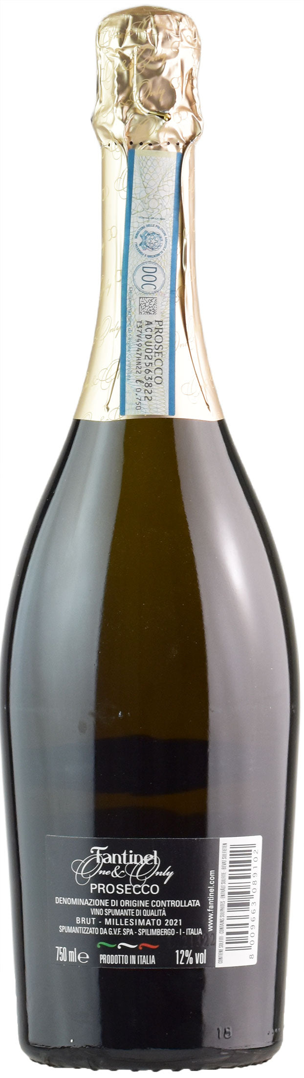 Fantinel Prosecco One&Only Millesimato Brut 2021