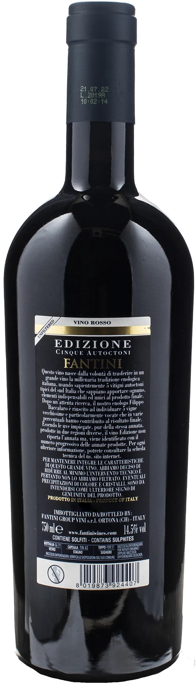 Fantini Farnese Cinque Autoctoni 21°edizione