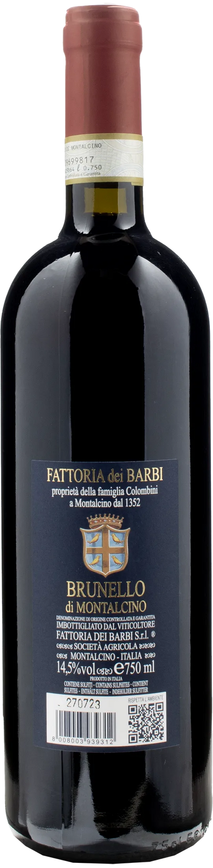 Fattoria dei Barbi Brunello di Montalcino 2019