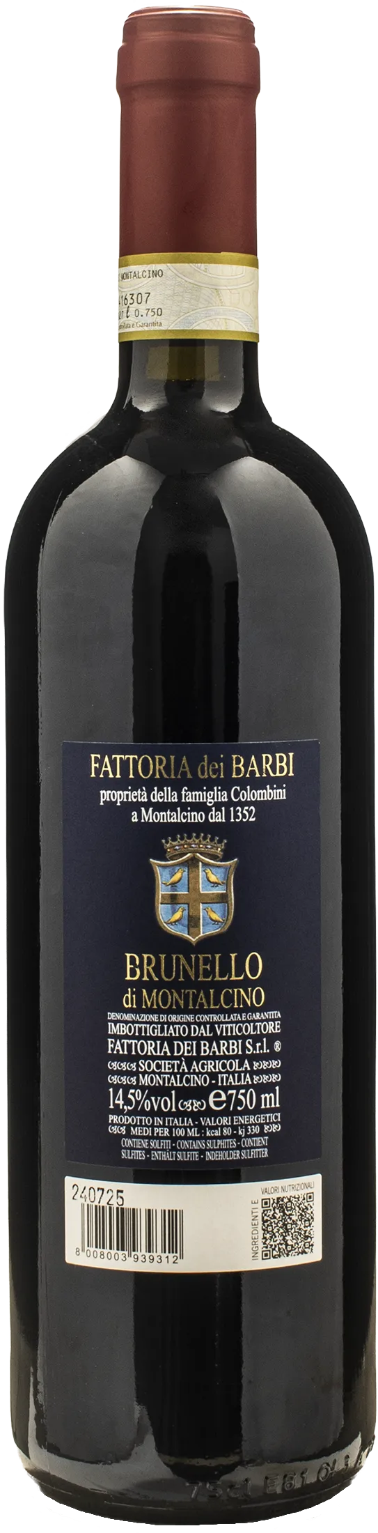 Fattoria dei Barbi Brunello di Montalcino 2021