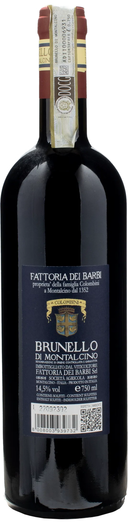 Fattoria dei Barbi Brunello Montalcino Colombini 2019