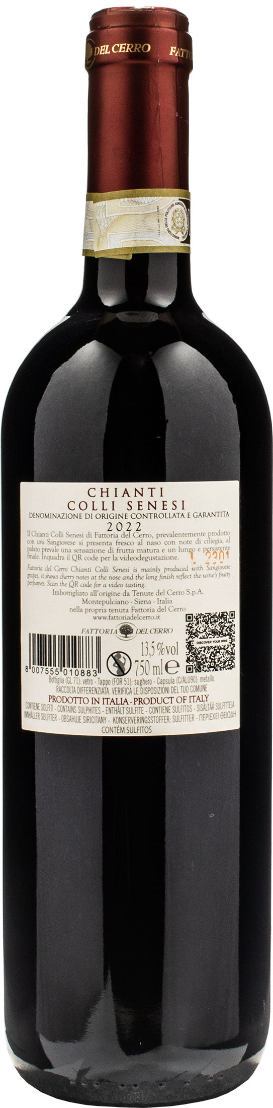 Fattoria del Cerro Chianti Colli Senesi 2022