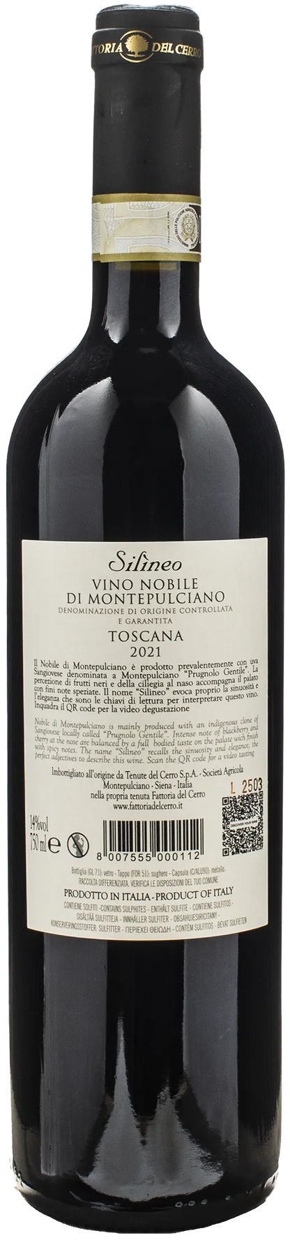 Fattoria del Cerro Nobile di Montepulciano Silineo 2021