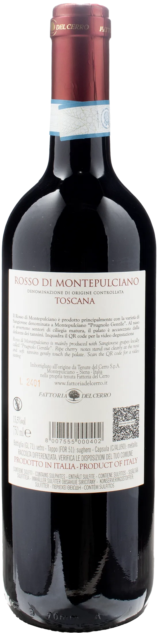 Fattoria del Cerro Rosso di Montepulciano 2023