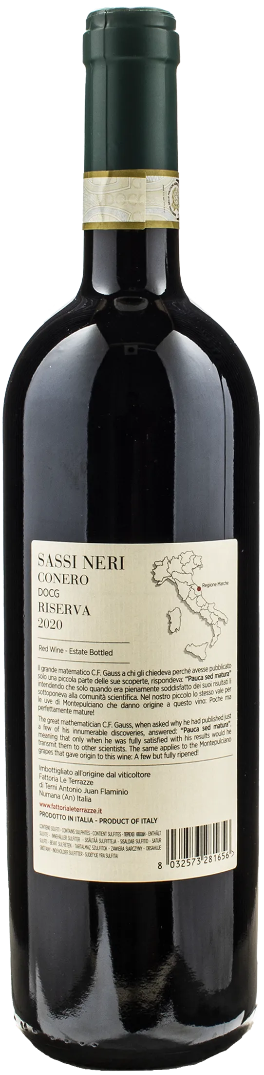 Fattoria Le Terrazze Conero Sassi Neri Riserva 2020