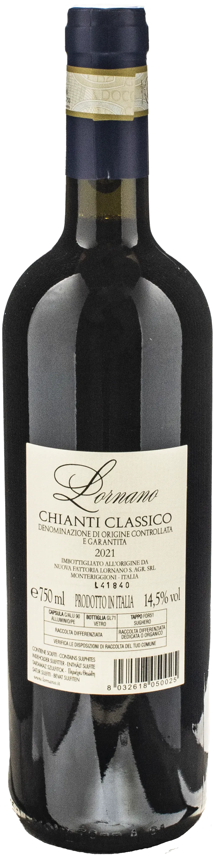 Fattoria Lornano Chianti Classico Lornano 2021