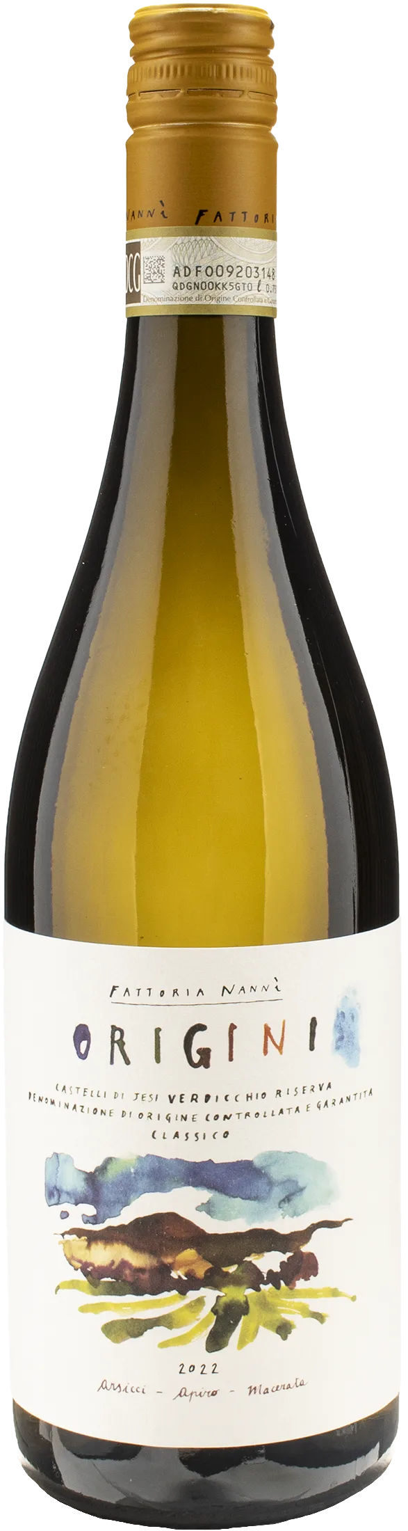 Fattoria Nannì Verdicchio Castelli di Jesi Classico Riserva Origini 2022