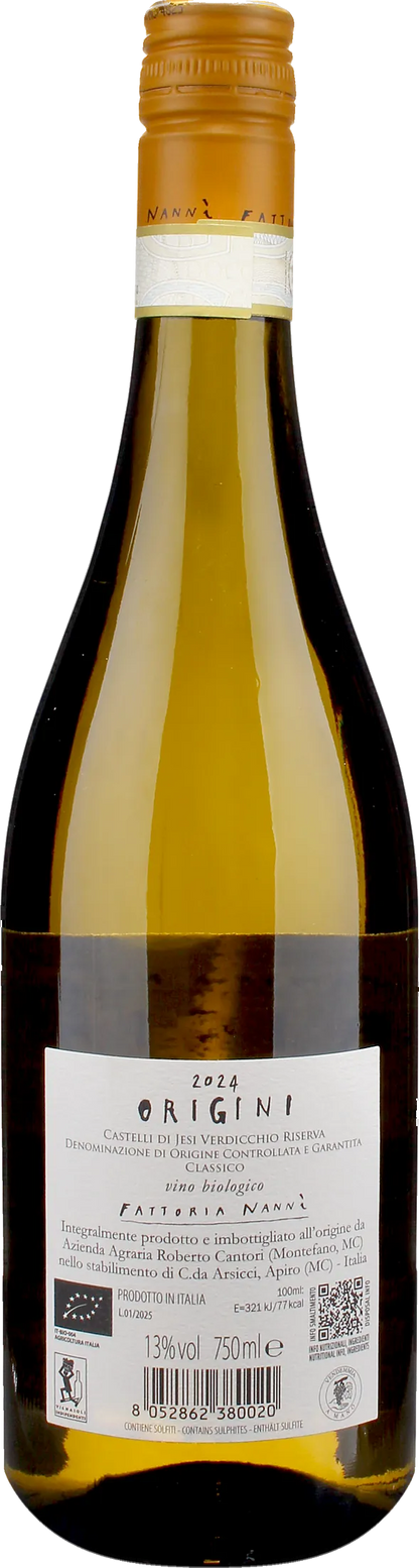 Fattoria Nanni Verdicchio Castelli di Jesi Classico Riserva Origini 2024