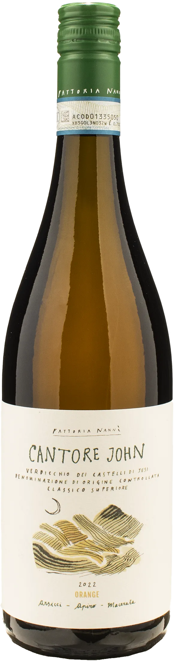 Fattoria Nanni Verdicchio dei Castelli di Jesi Classico Superiore Cantore John 2022