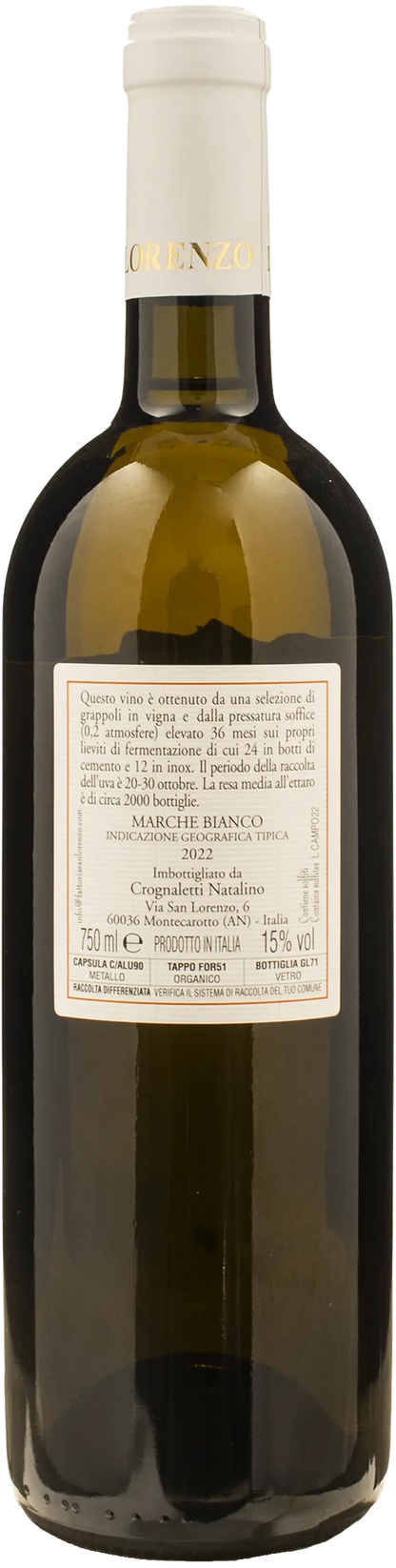 Fattoria San Lorenzo Campo delle Oche Elevato 36 Mesi Sui Propri Lieviti 2022