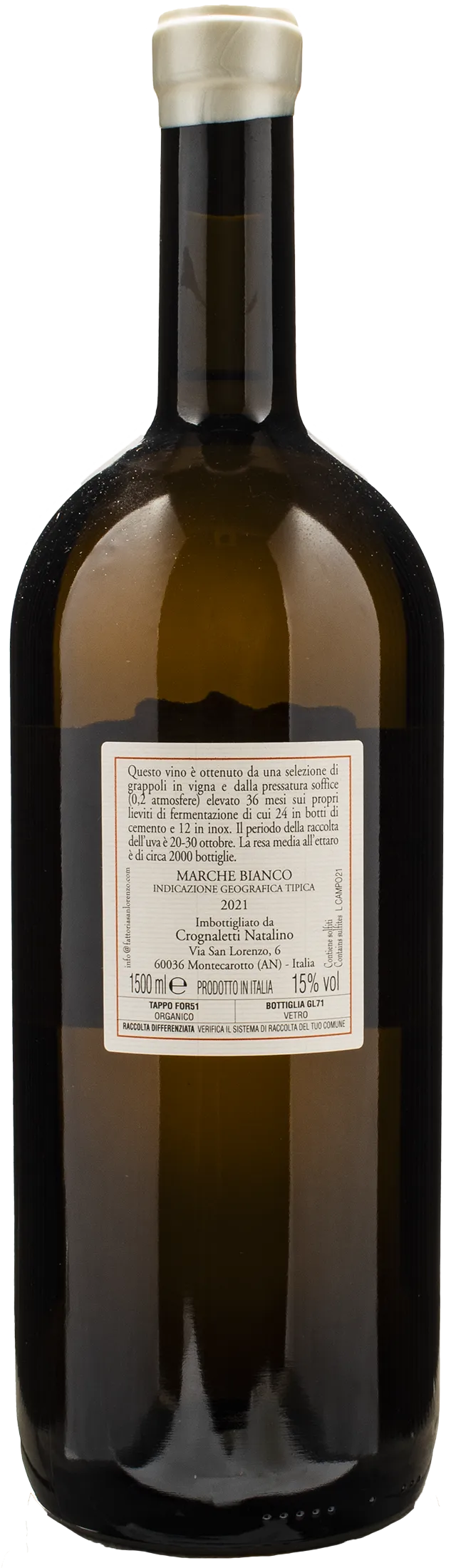 Fattoria San Lorenzo Campo delle Oche Elevato 36 Mesi Sui Propri Lieviti Magnum 2021