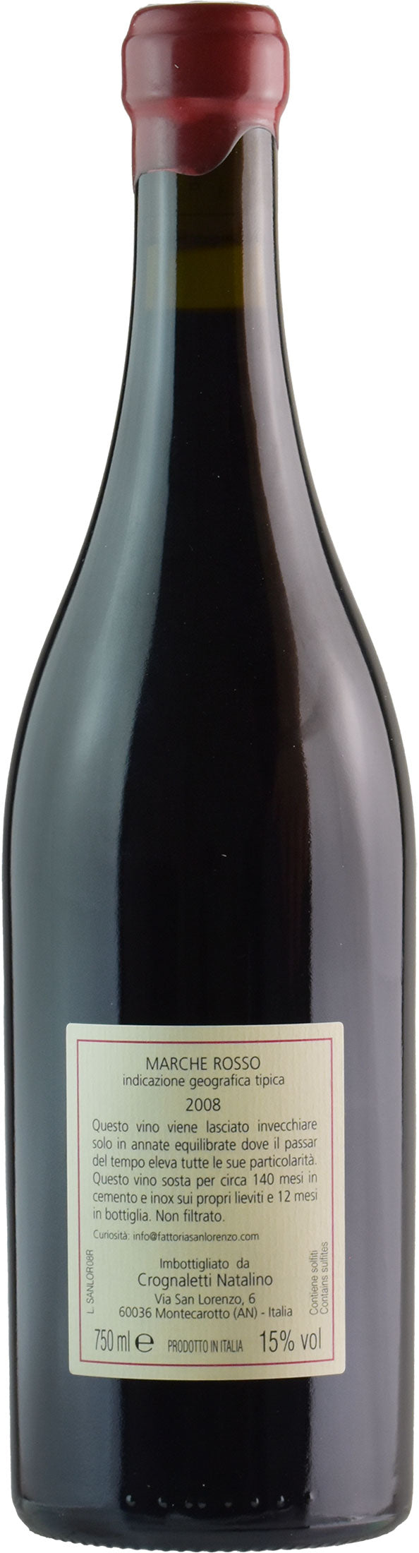 Fattoria San Lorenzo Il San Lorenzo Rosso 2008