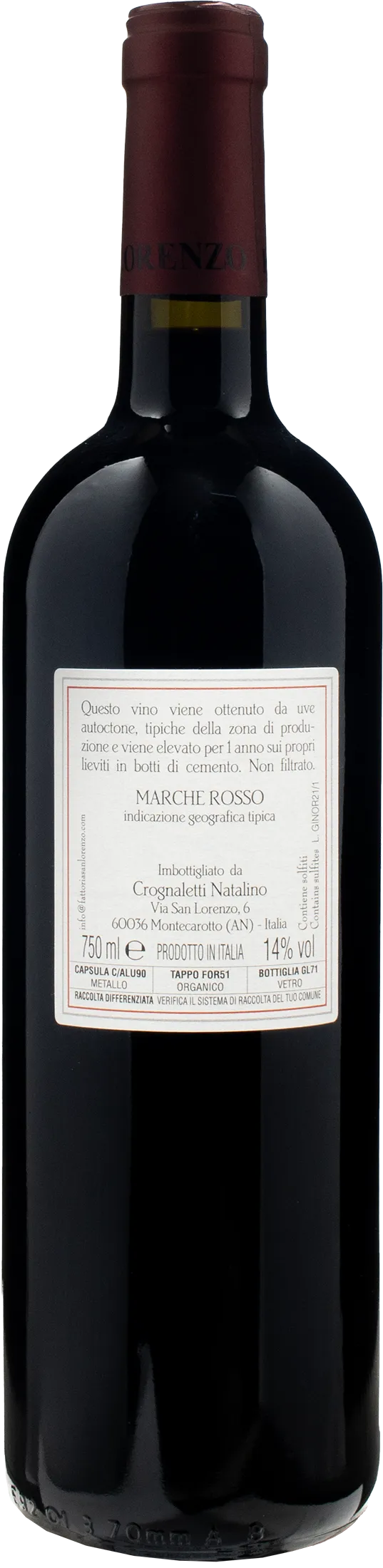 Fattoria San Lorenzo Rosso di Gino 2022
