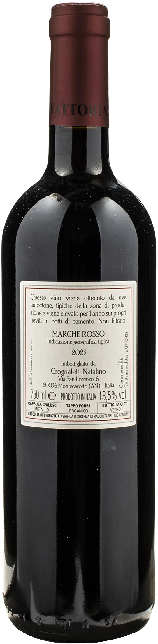 Fattoria San Lorenzo Rosso di Gino 2023