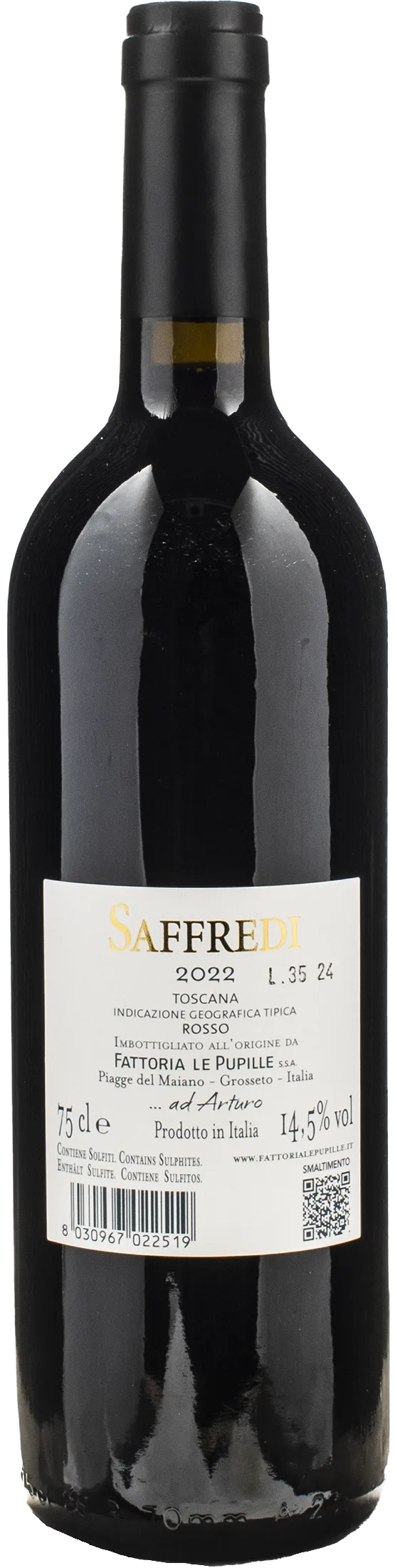 Fattorie Le Pupille Saffredi 2022