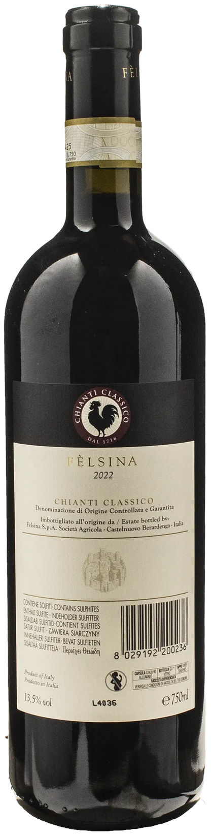 Felsina Chianti Classico Berardenga 2022