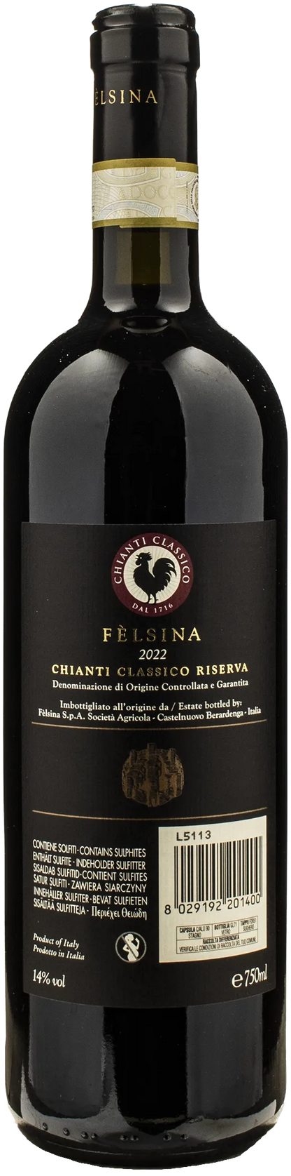 Felsina Chianti Classico Berardenga Riserva 2022