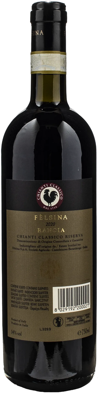 Felsina Chianti Classico Rancia Riserva 2020