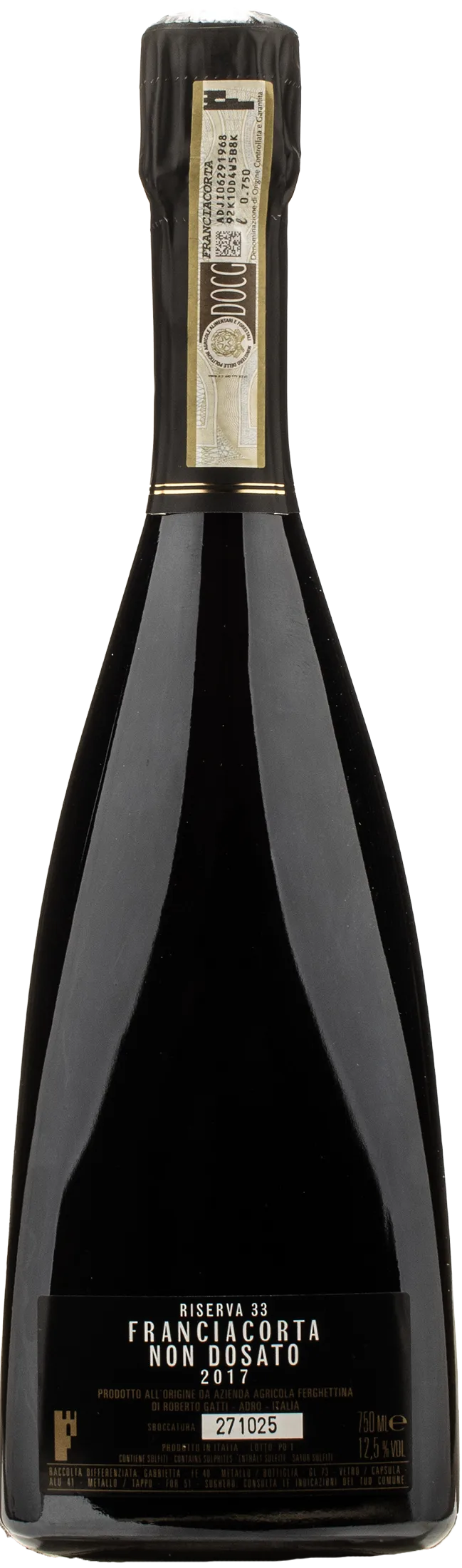 Ferghettina Franciacorta Riserva 33 Pas Dose 2017