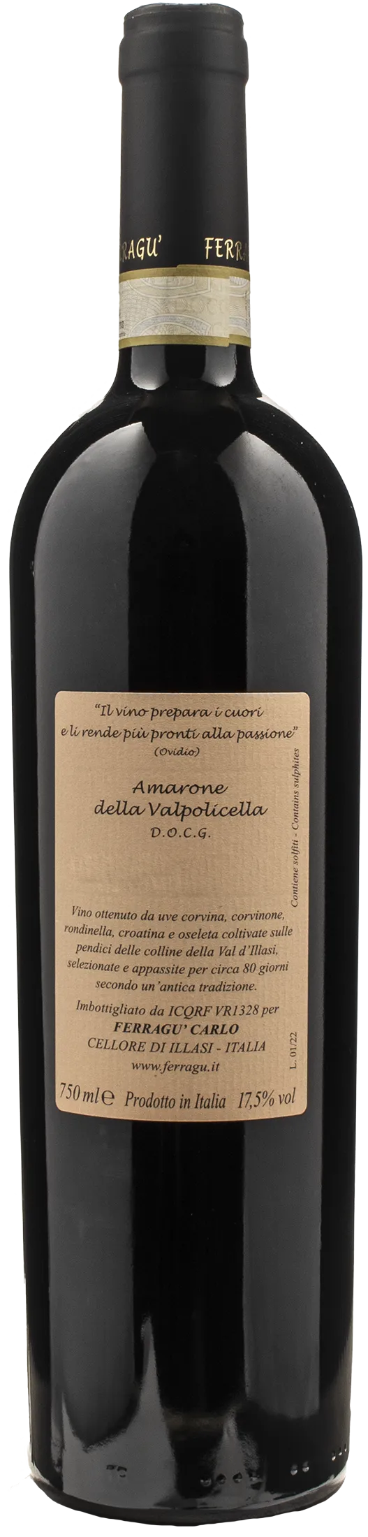 Ferragù Amarone della Valpolicella 2017